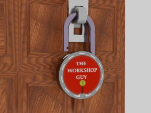 Kapı kilidi 3D Model