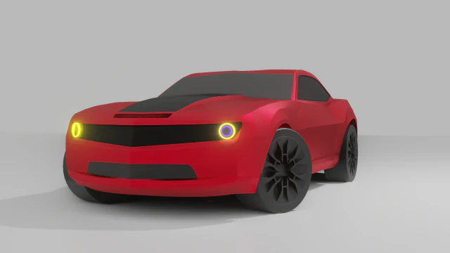 Camaro 3D Model .c4d .max .obj .3ds .fbx .stl .blend