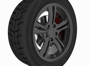 car wheel 3D 模型