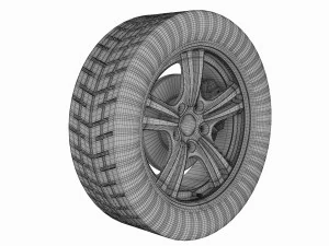 car wheel 3D Model
