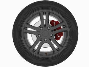 car wheel Model 3D