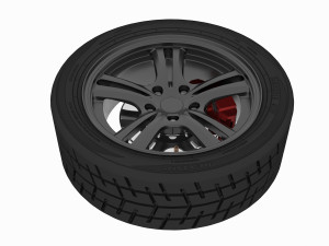 car wheel Model 3D