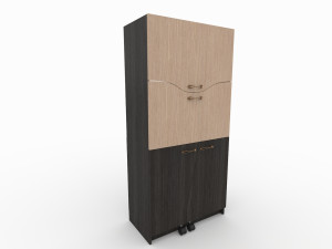 computer desk transformer ck-49 Modelo 3D