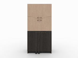 computer desk transformer ck-49 Modelo 3D