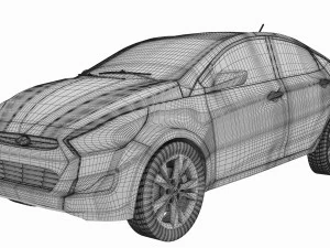 hyundai solaris or hyundai accent 3D Model
