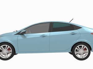 hyundai solaris or hyundai accent 3D मॉडल