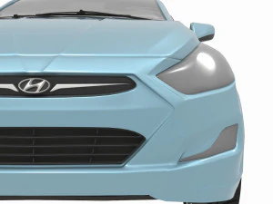 hyundai solaris or hyundai accent 3D Model