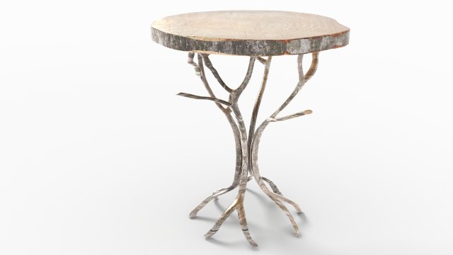 branch table 3D 模型 .c4d .max .obj .3ds .fbx .stl .blend 