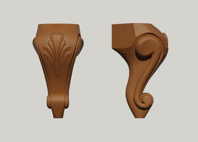 furniture support flower 3D-Modell .c4d .max .obj .3ds .fbx .stl .blend 