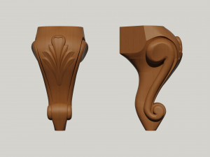 furniture support flower 3D 模型