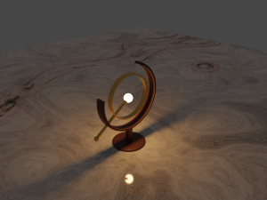 ventage lamp Model 3D