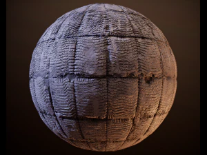 Tekstur pbr ubin rusak yang mulus Tekstur CG