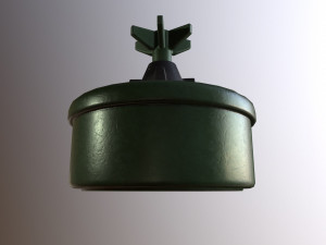 Serbian Land Mine PMA-2 Modèle 3D