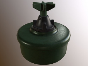 Serbian Land Mine PMA-2 Modèle 3D