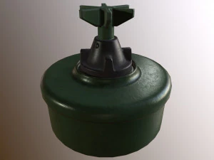 Serbian Land Mine PMA-2 3D Model