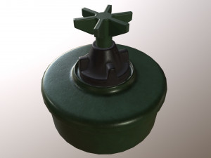 Serbian Land Mine PMA-2 Modèle 3D