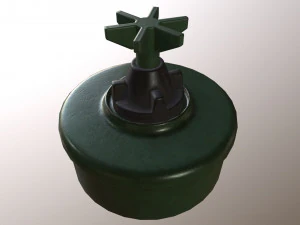 Serbian Land Mine PMA-2 3D Model