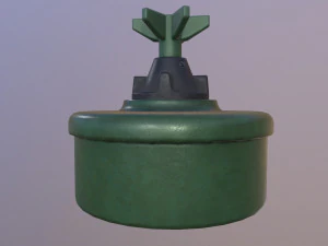 Serbian Land Mine PMA-2 3D Model
