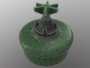 Serbian Land Mine PMA-2 3D Model