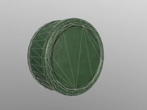 Serbian Land Mine PMA-2 3D Model