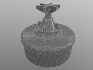Serbian Land Mine PMA-2 3D Model