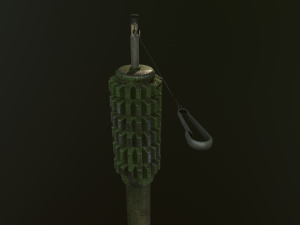 Soviet Land Mine POMZ-2 3D मॉडल