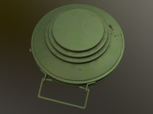Soviet Land Mine TMM-1 3D Model