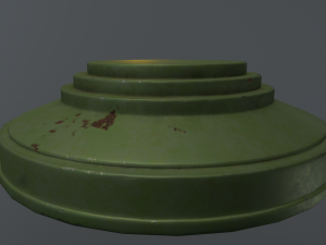 Soviet Land Mine TMM-1 3D Model