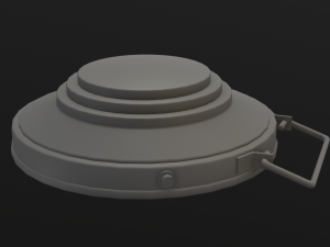 Soviet Land Mine TMM-1 3D Model