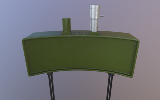 Yugoslav MRUD anti-personnel mine 3D Model .c4d .max .obj .3ds .fbx .stl .blend 