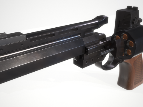 Italian Auto-Revolver Modello 3D