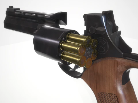 Italian Auto-Revolver 3D Model