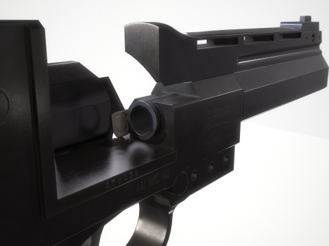 Italian Auto-Revolver Modello 3D