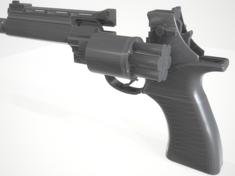 Italian Auto-Revolver Modello 3D