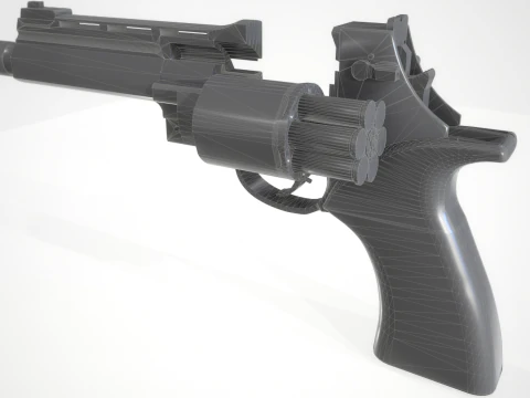 Italian Auto-Revolver 3D Model