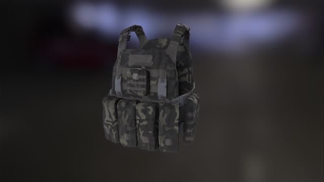 armor tactical vest 3D Модель .c4d .max .obj .3ds .fbx .stl .blend 