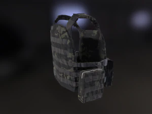 armor tactical vest 3D Model