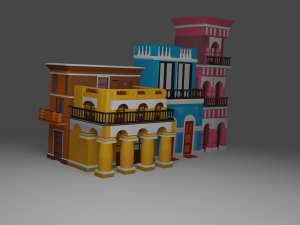 Havana Building 3D Model