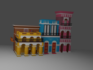 Havana Building Model 3D