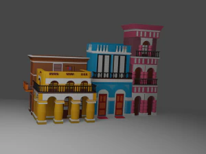 Havana Building 3D Model