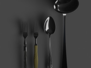 cutlery 3D 模型