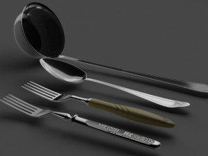cutlery Model 3D
