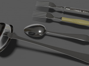 cutlery Model 3D