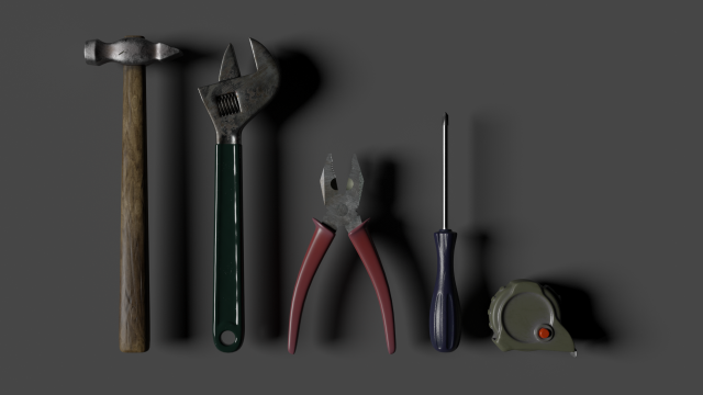 tools 3D मॉडल .c4d .max .obj .3ds .fbx .stl .blend 