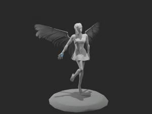 天使 3D 模型