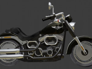 Harley davidson motorcycle 3D Model