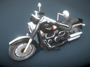 Harley davidson motorcycle 3D Model