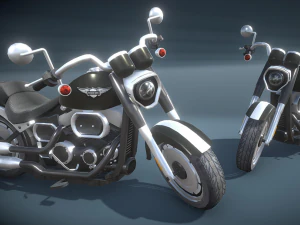 Harley davidson motorcycle 3D Model
