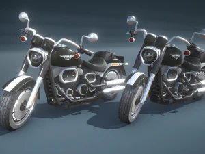 Harley davidson motorcycle 3D Model