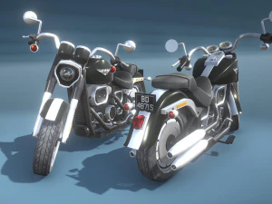 Harley davidson motorcycle 3D Model
